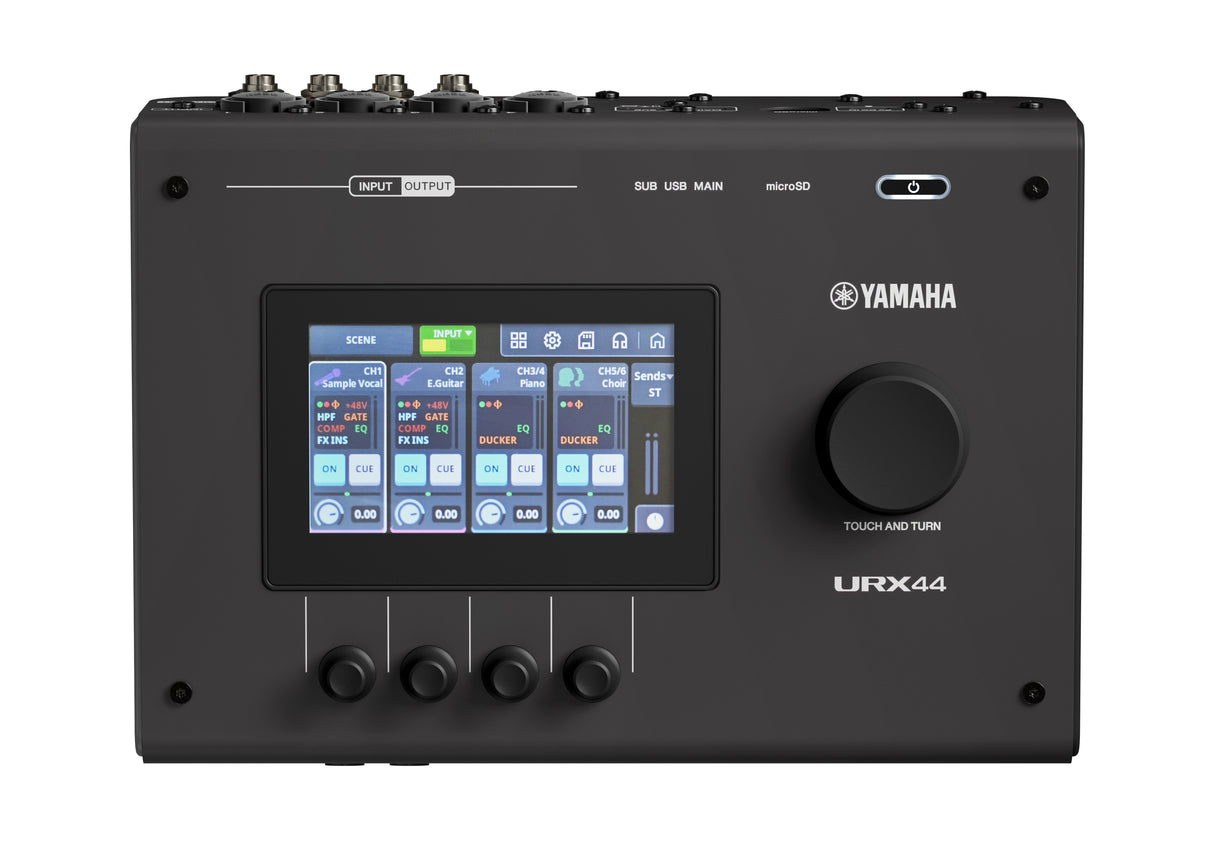 Yamaha URX44 USB-C Audio Interface (Sort)