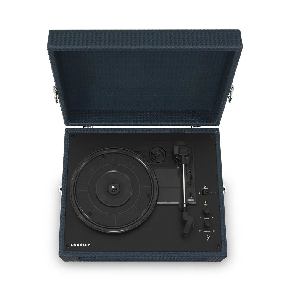 Crosley Voyager Pladespiller Tovejs Bluetooth (Navy Blue)