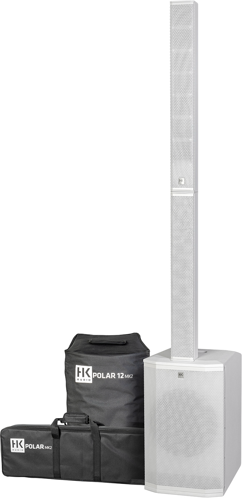 HK Audio Polar 12 MK2 - Søjlehøjttaler (Hvid)