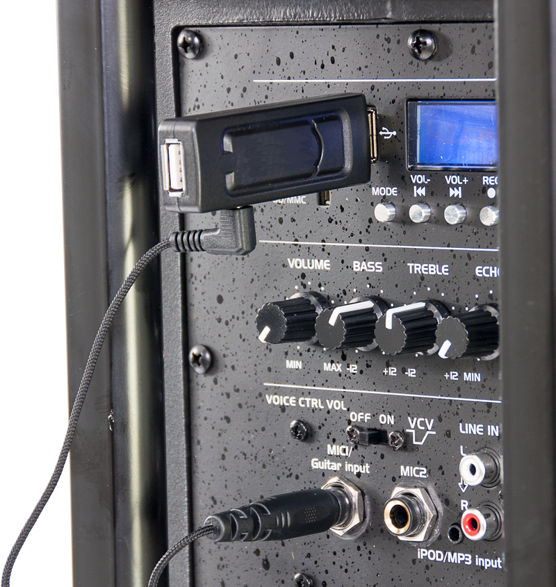 Trådløs Håndholdt Mikrofon m. USB Strøm