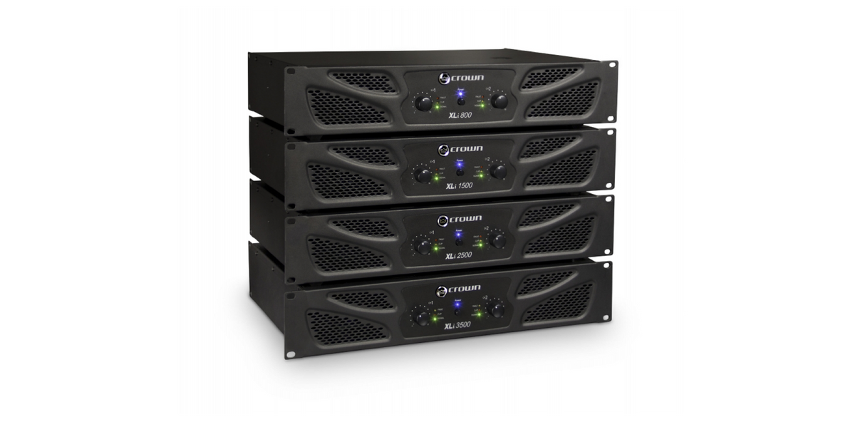 Crown XLi800 Effektforstærker (2x200W, 8 Ohm)