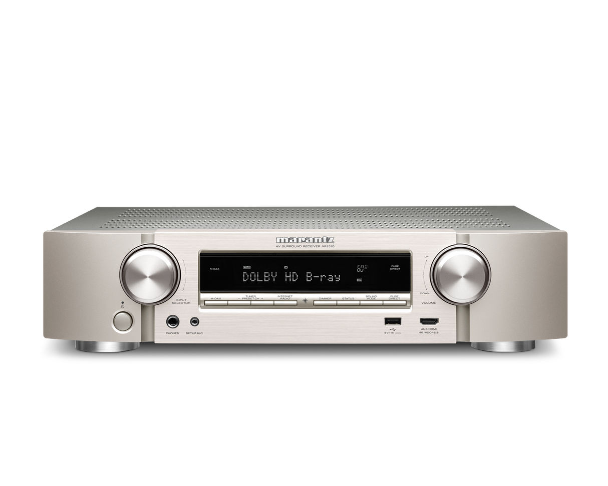 Marantz NR1510/N1SG 5.2 Surround Receiver, Sølv