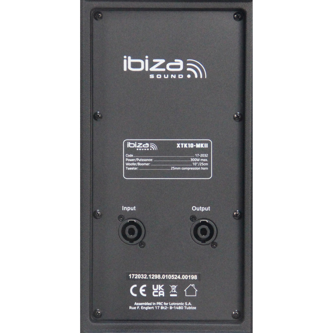 Ibiza XTK 10" - Passiv PA Højttaler