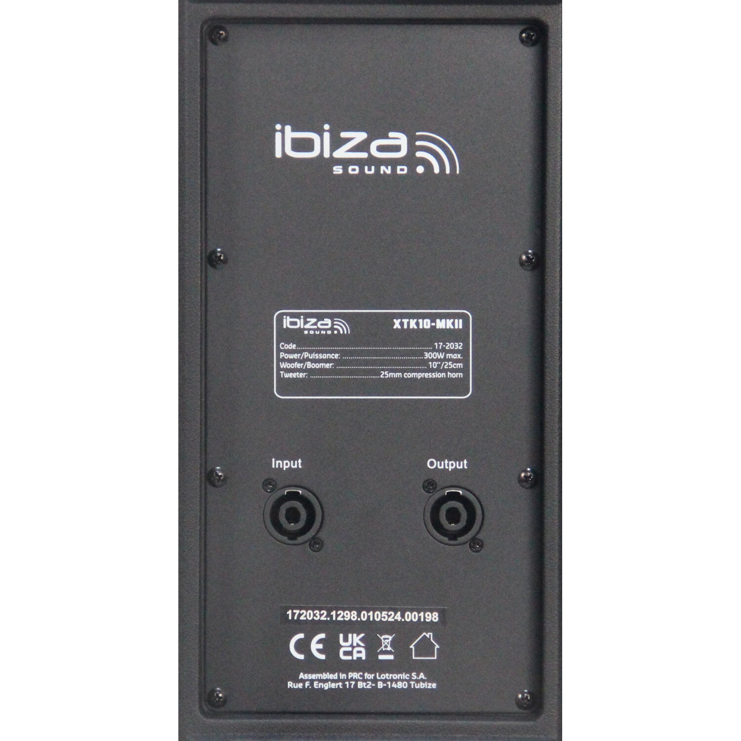 Ibiza XTK 10" - Passiv PA Højttaler