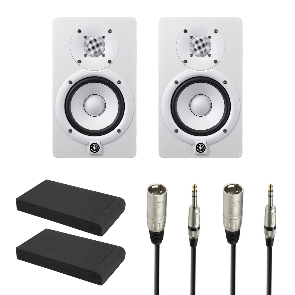 Yamaha HS5 Studiemonitor Startpakke (Hvid)