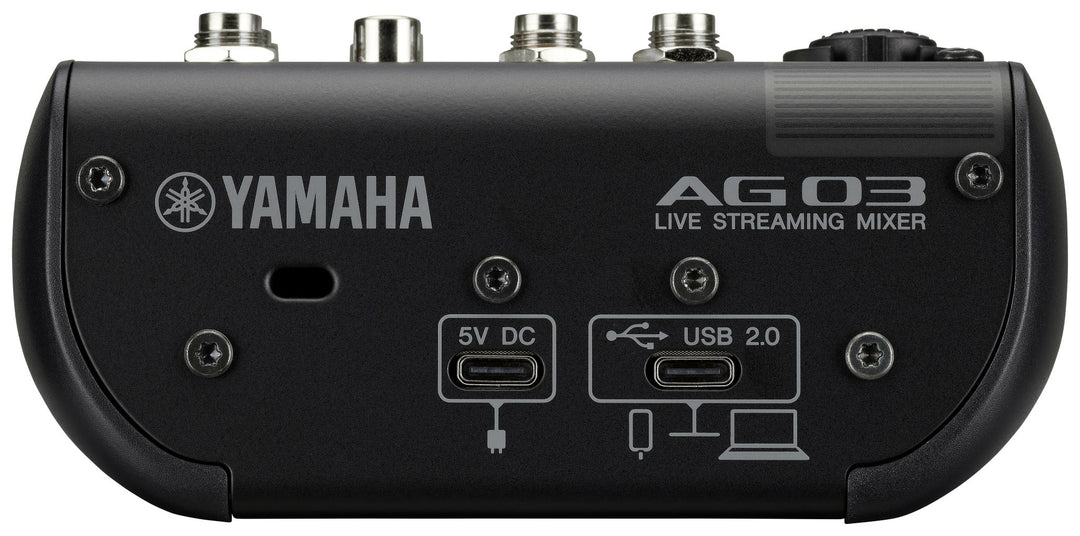 Yamaha AG03 MkII - Live Streaming Mixer (Sort)