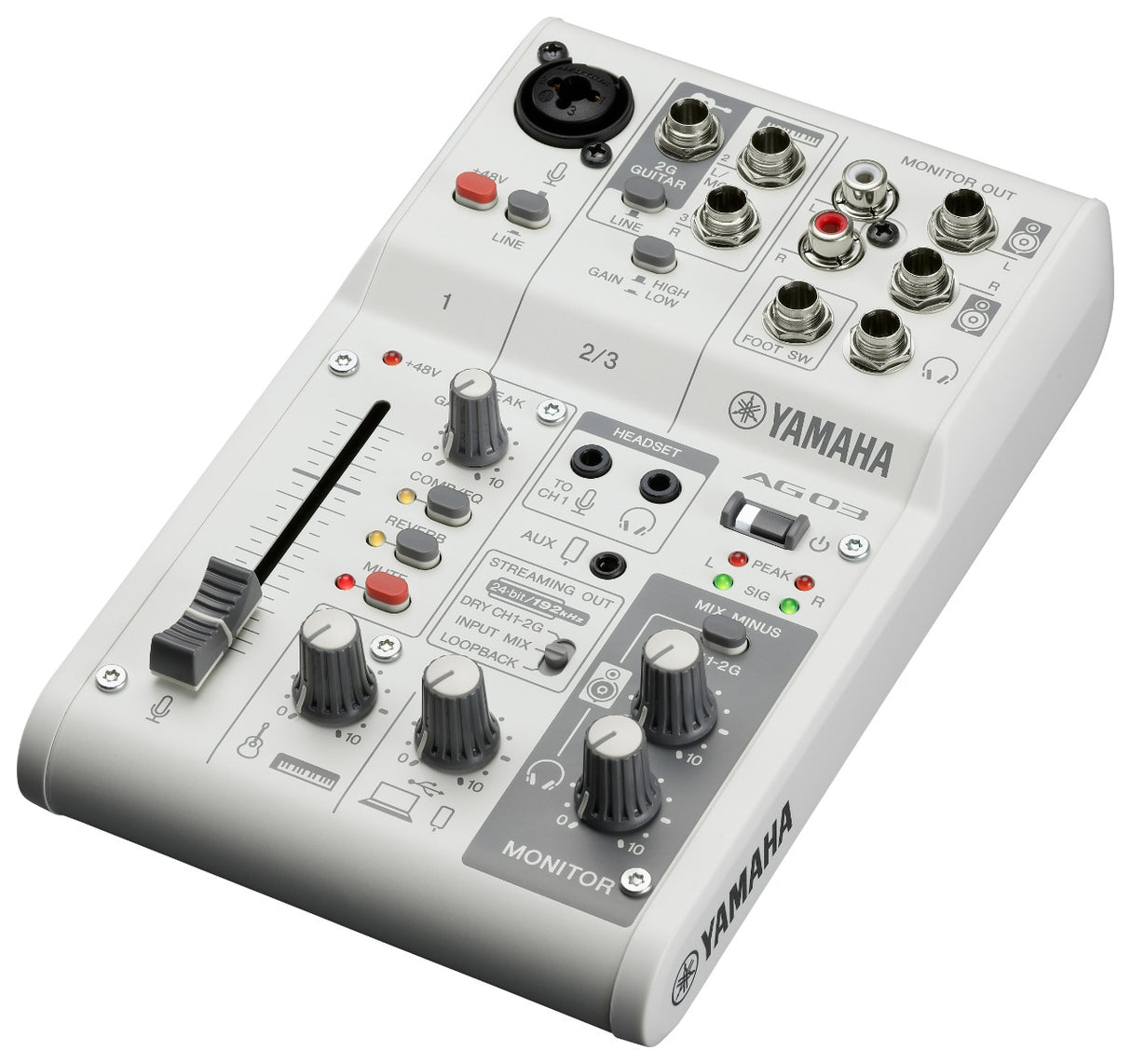 Yamaha AG03 MkII - Live Streaming Bundle (Hvid)