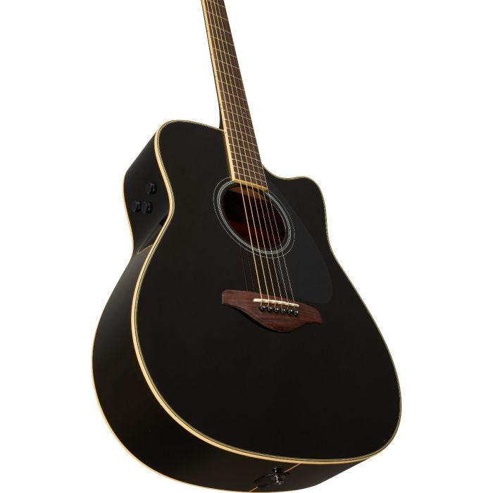 Yamaha FGC-TA TransAcoustic Western Guitar (Sort)