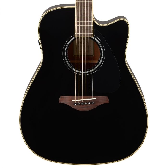 Yamaha FGC-TA TransAcoustic Western Guitar (Sort)