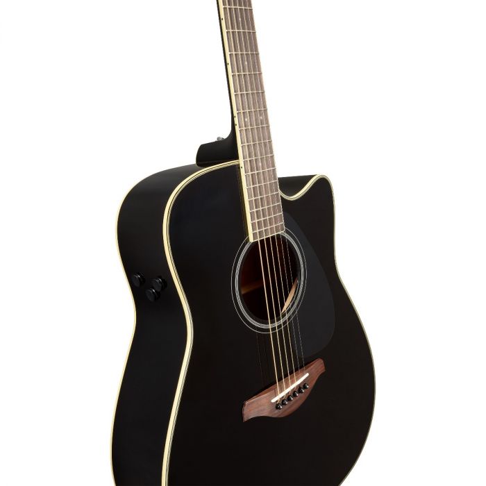 Yamaha FGC-TA TransAcoustic Western Guitar (Sort)