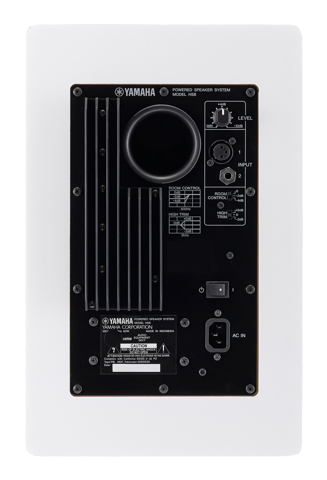 Yamaha HS8 W - Aktiv Studie Monitor (Hvid)