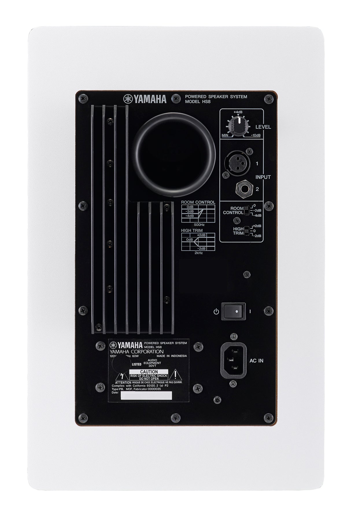 Yamaha HS8 W - Aktiv Studie Monitor (Hvid)