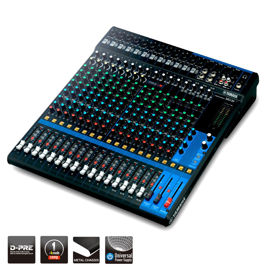 RETURVARE - Yamaha MG20 - Mixer