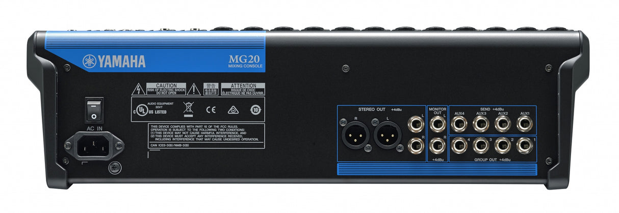 RETURVARE - Yamaha MG20 - Mixer