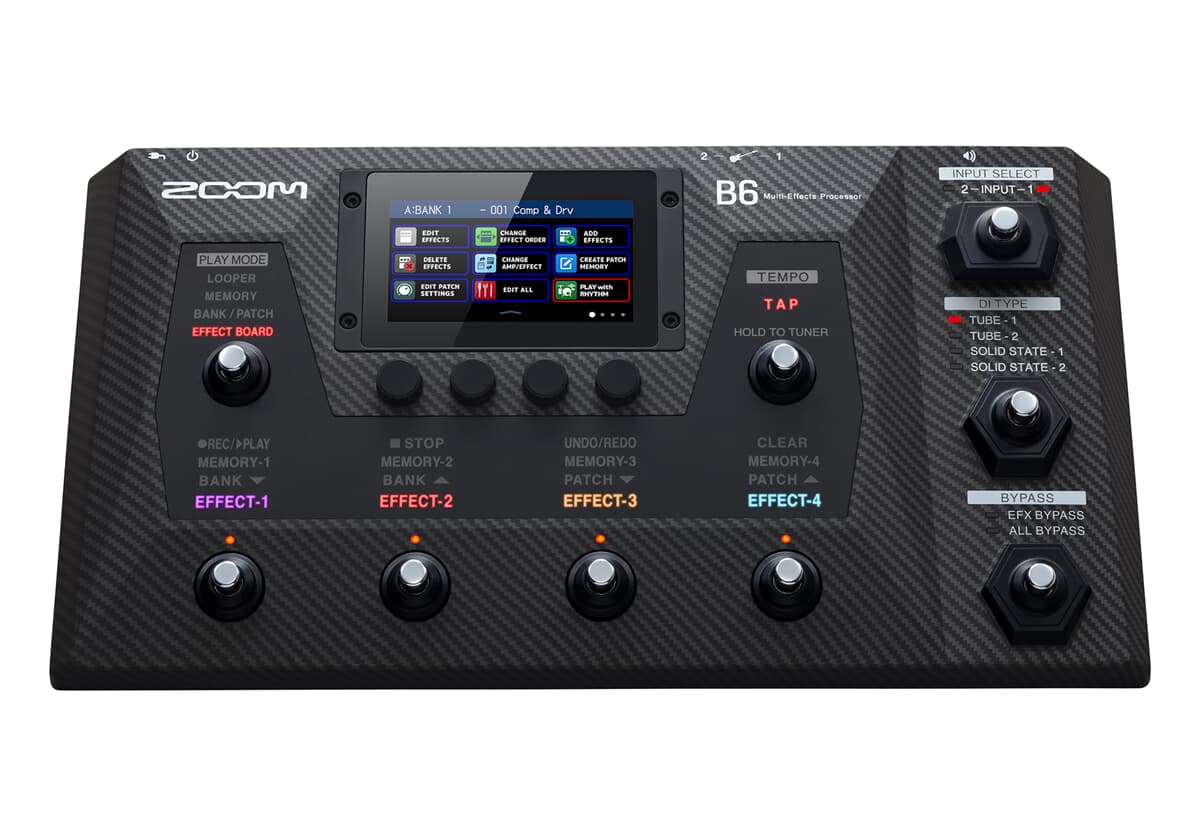 Zoom B6 Bas Multieffekt