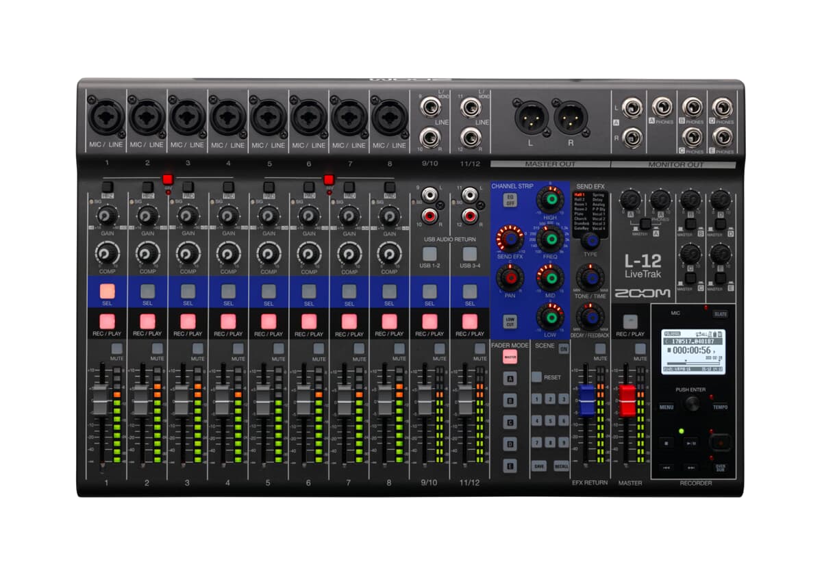 Zoom LiveTrak L-12 - Digital Mixer
