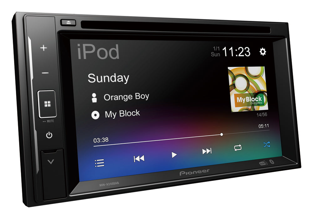 Pioneer AVH-A240DAB Bilstereo CD/DAB+/Bluetooth og Touch Skærm