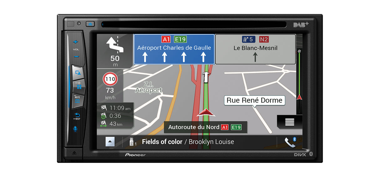 Pioneer AVIC-Z730DAB GPS Navigation, Trådløs CarPlay og Bluetooth