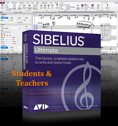 Sibelius Ultim Perpetual EDU Student/Teacher w/ PS