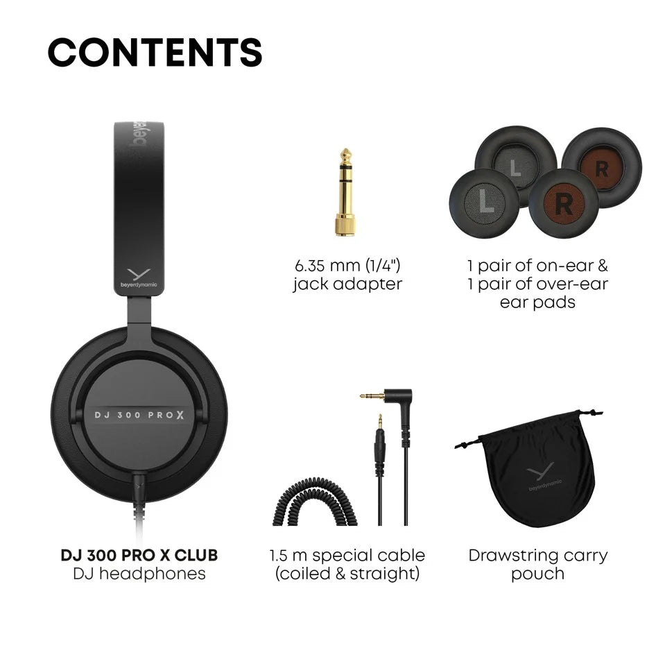 Beyerdynamic DJ 300 PRO X DJ hovedtelefoner