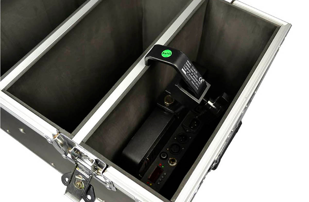 LED Par Flightcase m. 5 rum