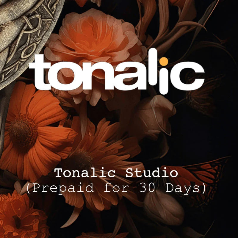 Tonalic studio, prepaid for 30 days