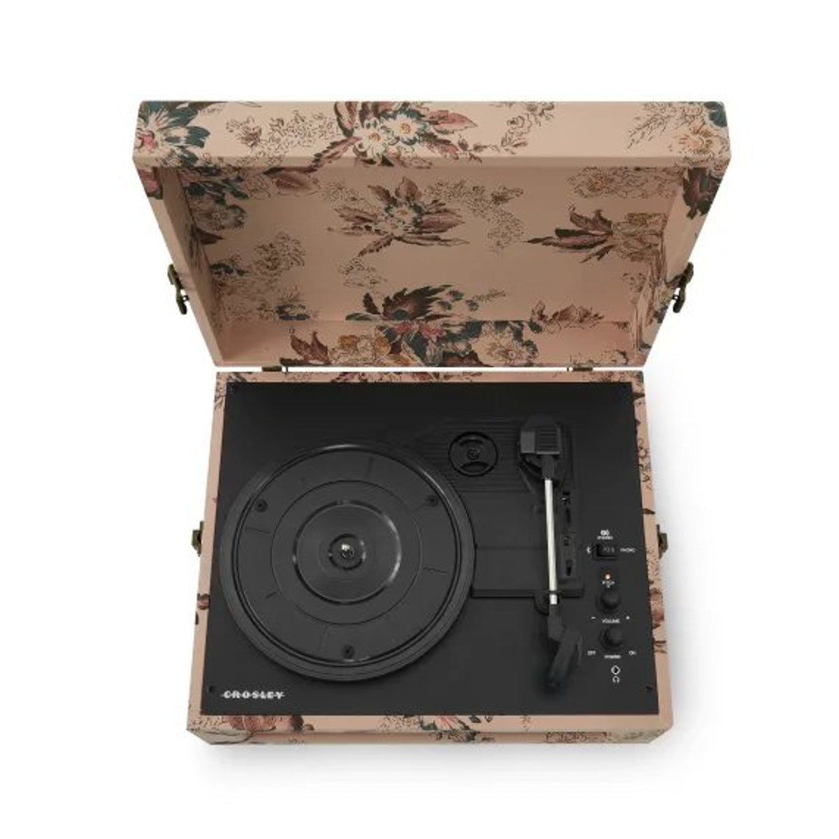 Crosley Voyager Pladespiller Tovejs Bluetooth (Floral)