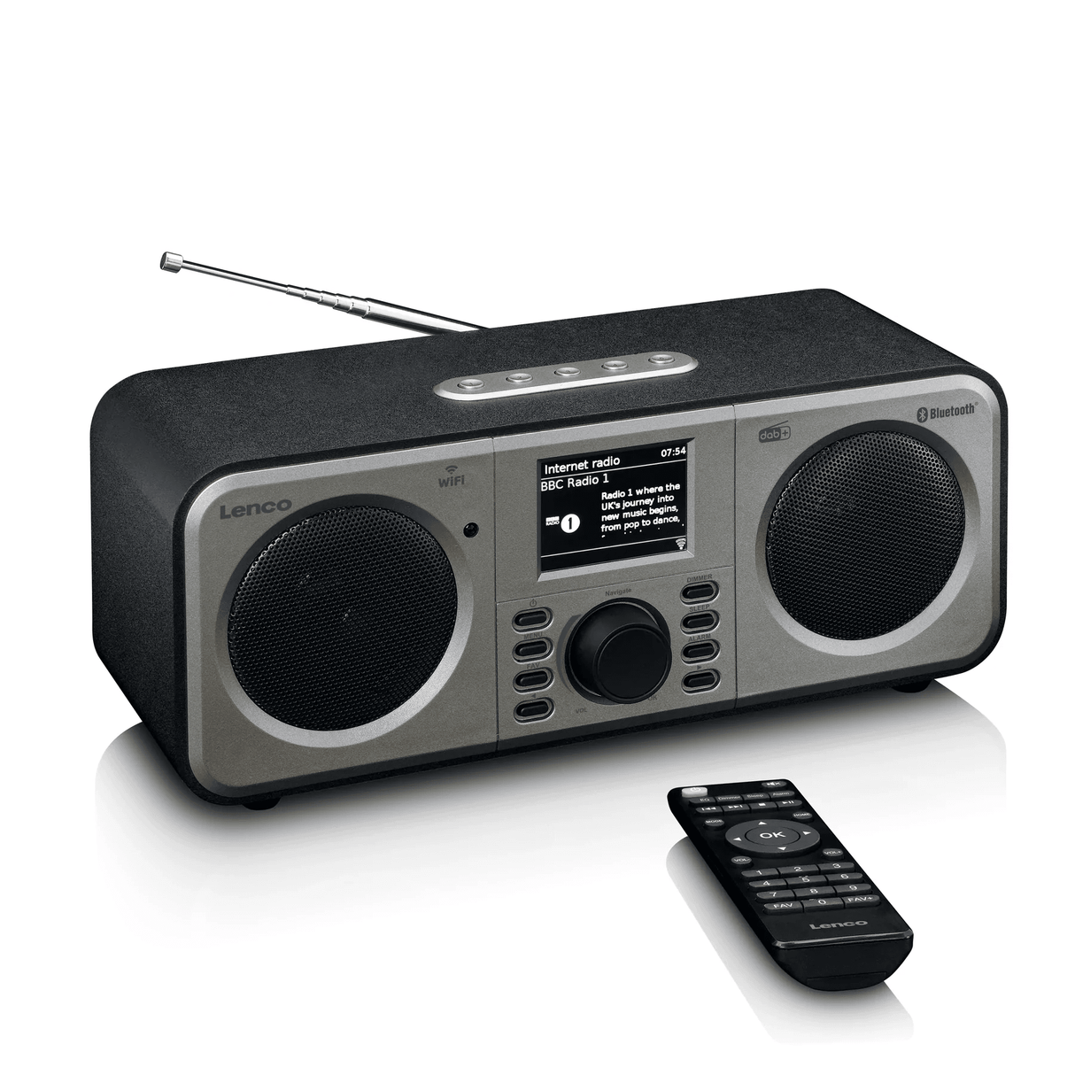 Lenco DIR-141 Internet Radio (Sort)