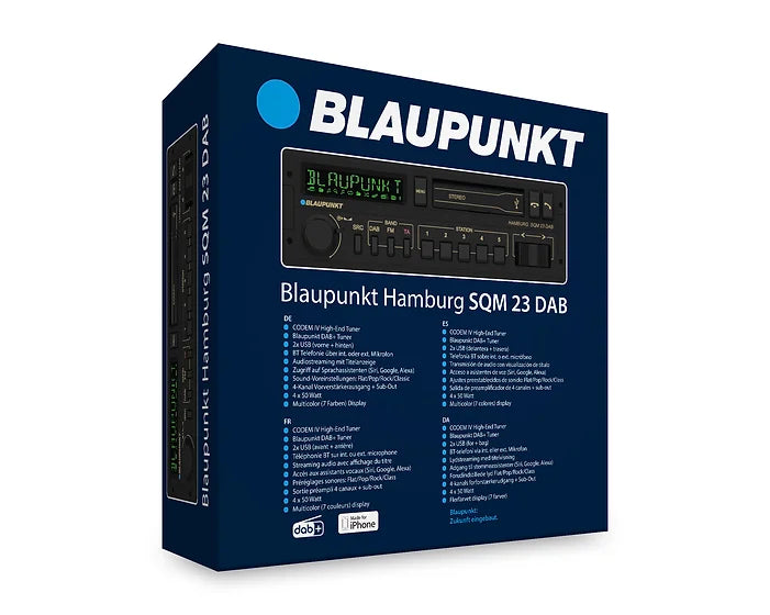Blaupunkt Hamburg SQM 23 DAB Bilradio m. DAB+ og Bluetooth