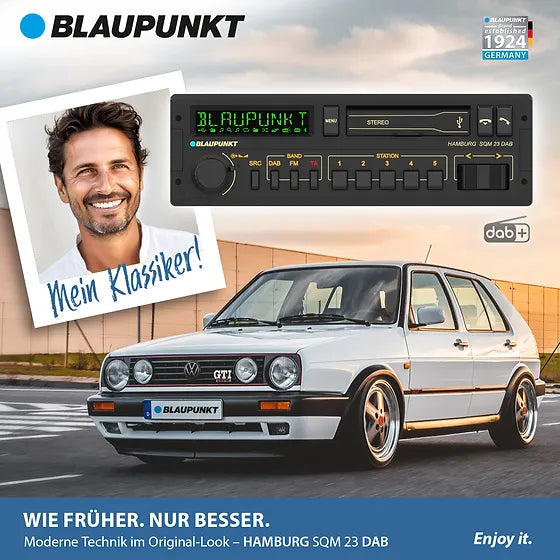 Blaupunkt Hamburg SQM 23 DAB Bilradio m. DAB+ og Bluetooth