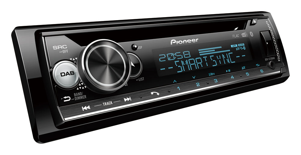 Pioneer DEH-S720DAB Bilradio m. Bluetooth, DAB+ Radio