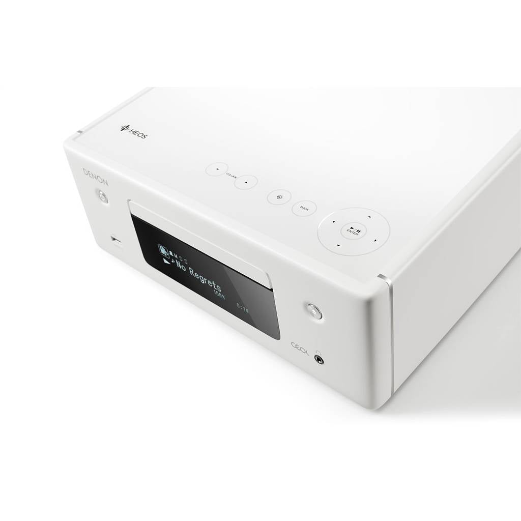 Denon RCD-N10W Minianlæg (Hvid)