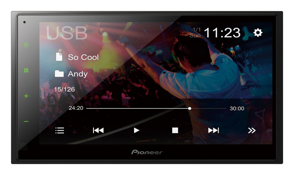Pioneer DMH-A340DAB Bilstereo Multimediaafspiller Bluetooth / DAB+