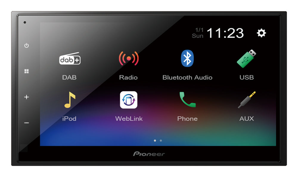 Pioneer DMH-A340DAB Bilstereo Multimediaafspiller Bluetooth / DAB+
