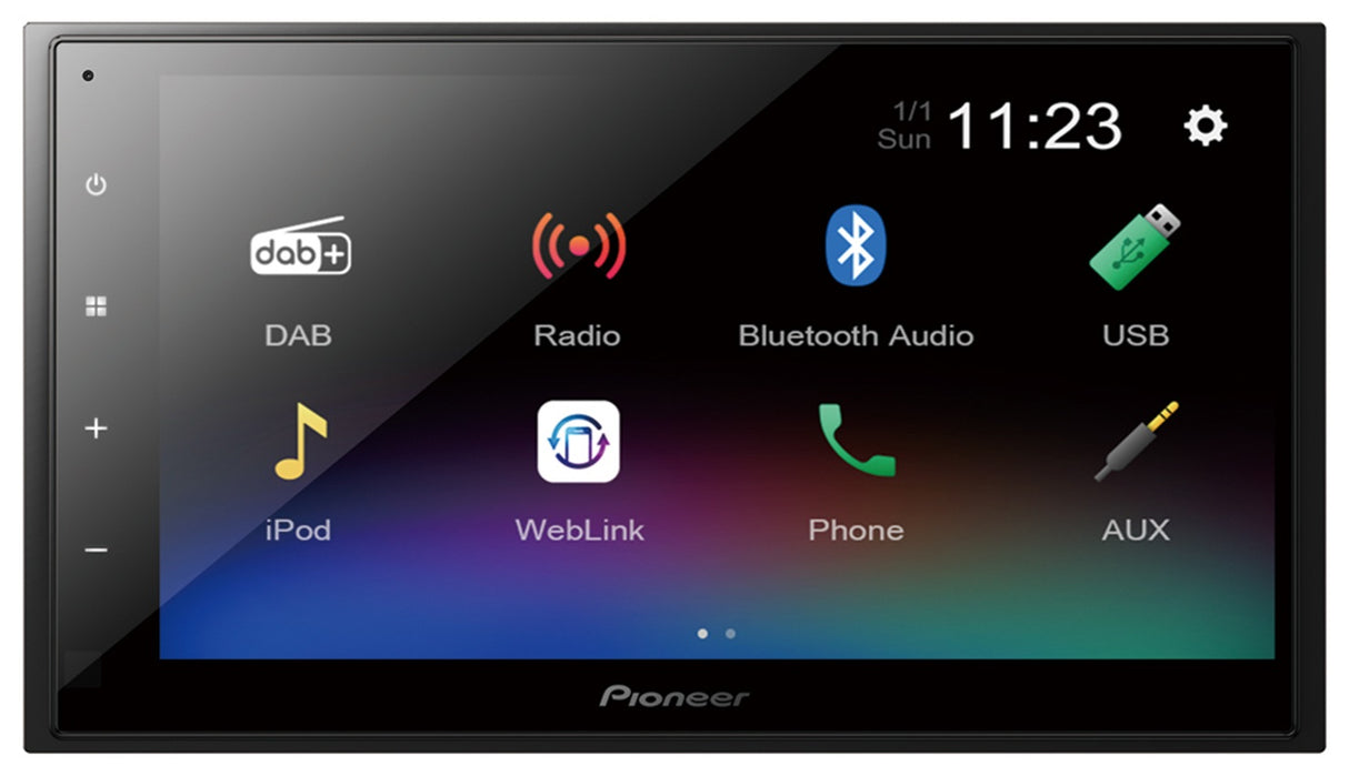 Pioneer DMH-A340DAB Bilstereo Multimediaafspiller Bluetooth / DAB+