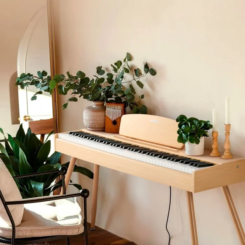 Donner DDP-80 el-klaver beige Komplet Pakke