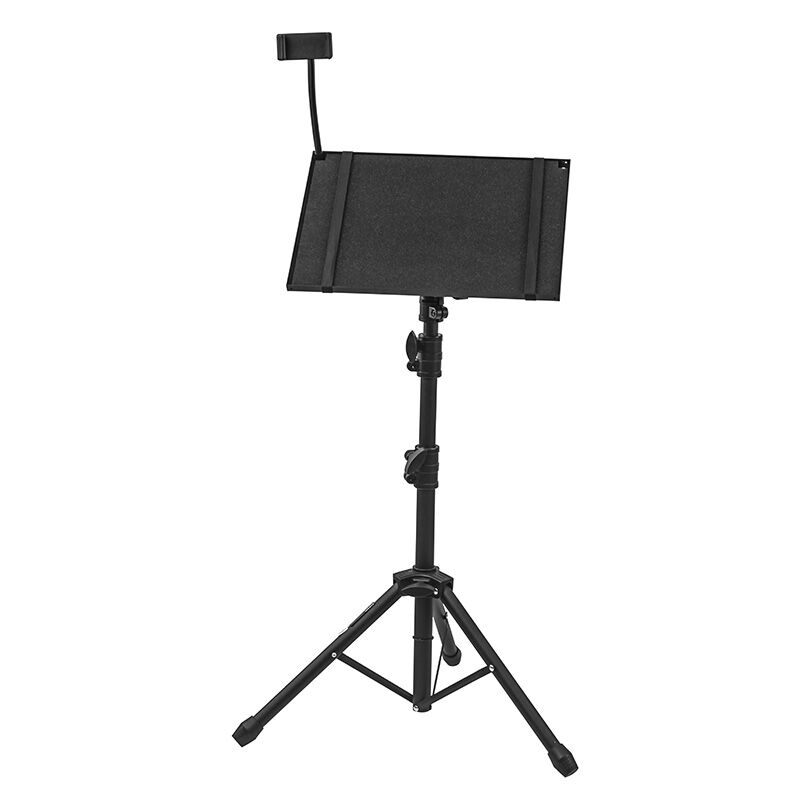 Laptop- og projektorstativ med smartphoneholder
