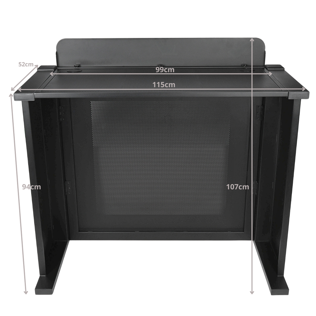 DNA DJ BOOTH MESH BK DJ-stand, sort