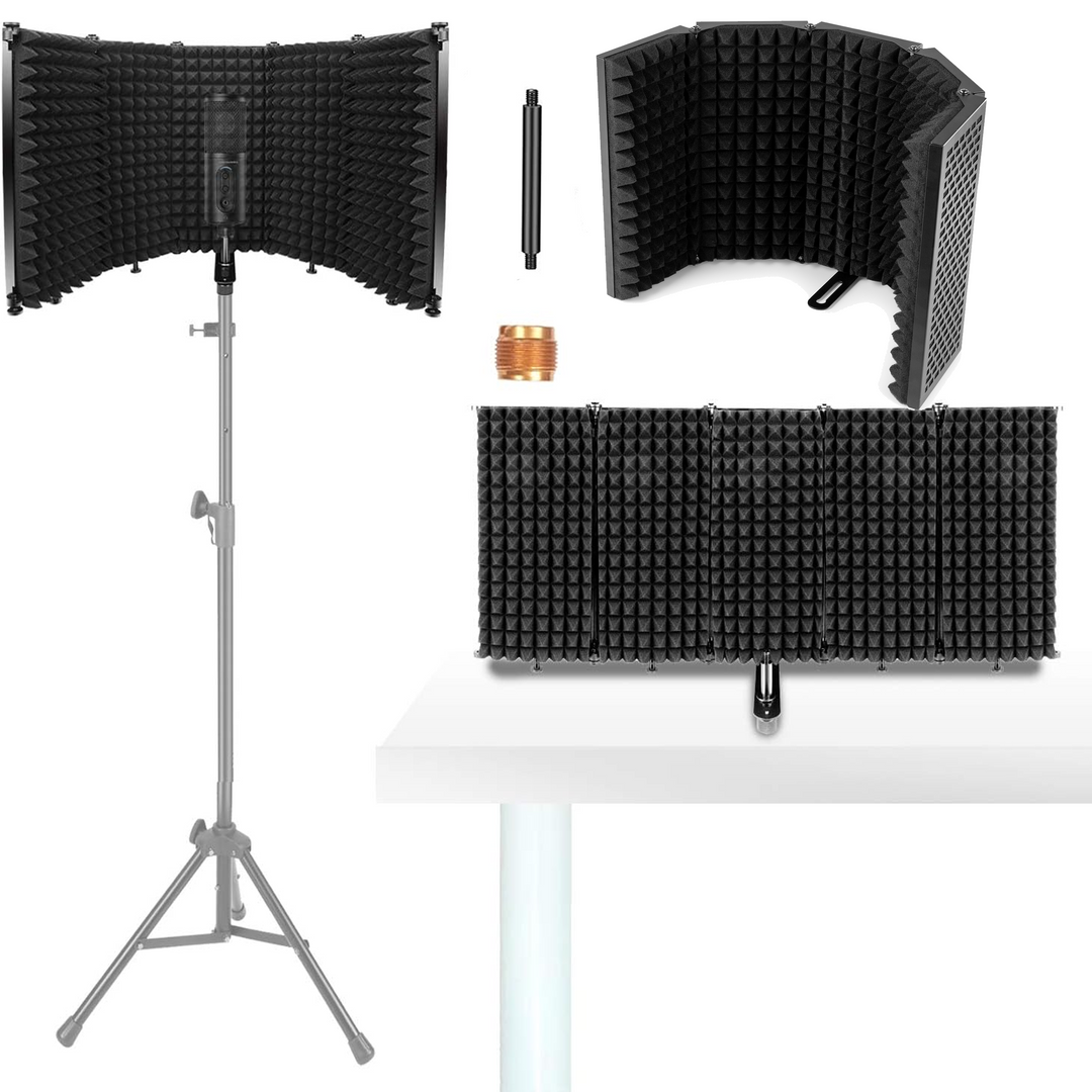 Mikrofon reflektionsfilter til studie og podcast