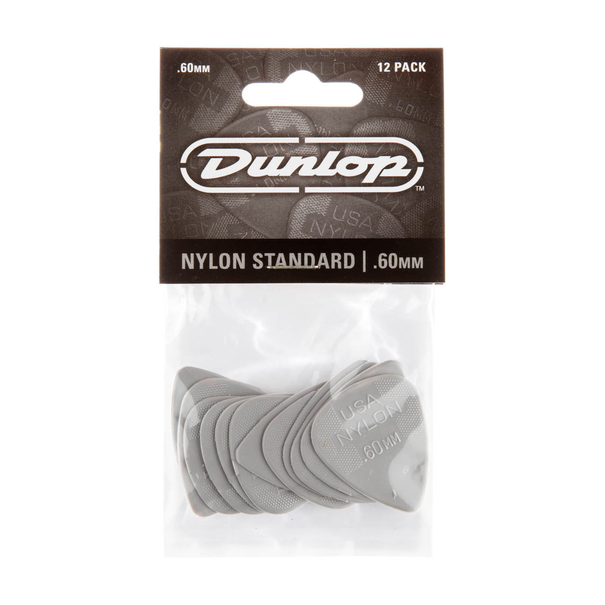 Dunlop 12-44P060 Plektre 12 stk. (0,60mm)