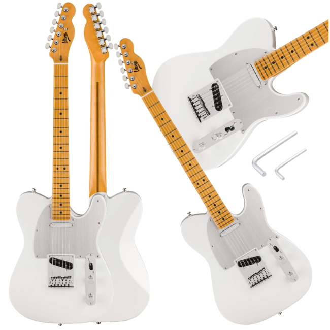 V-Tone ETL39 WH 4/4 elguitar, hvid