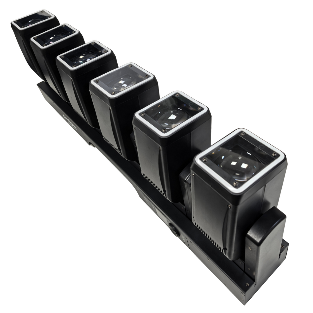 Evolights 6 Cannon Moving Bar 6x60W RGBW