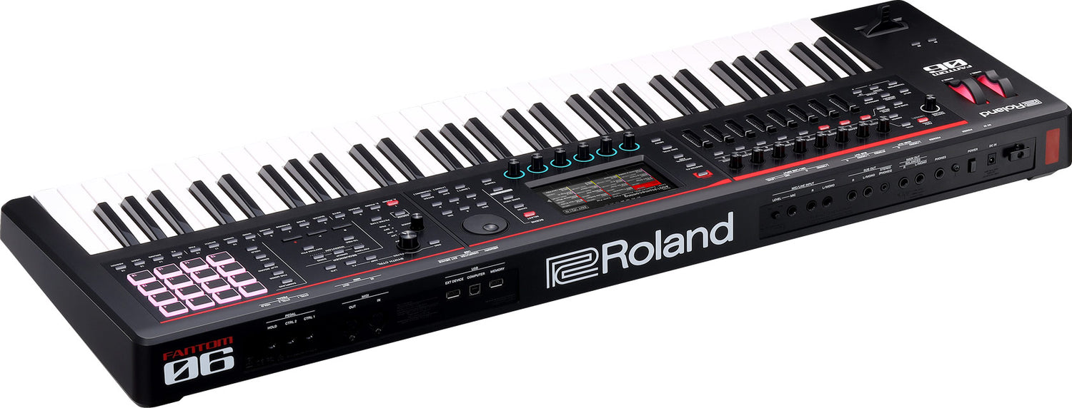 Roland Fantom-06 61 Synthesizer (Sort)
