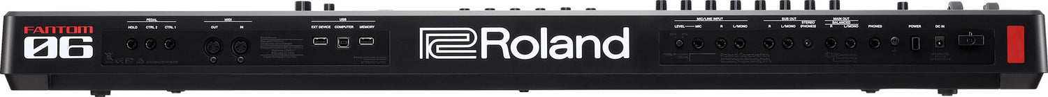 Roland Fantom-06 61 Synthesizer (Sort)
