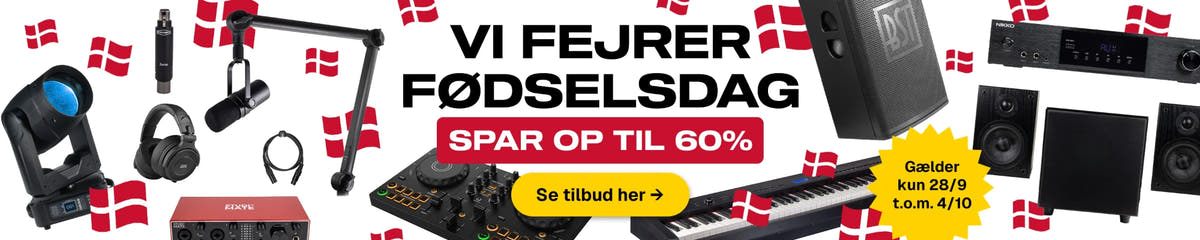 Vi fejrer fødselsdag – spar op til 60 %