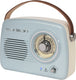 Madison Retro Radio m. Bluetooth (Lyseblå)