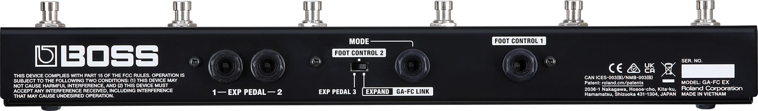 Boss GA-FC EX Foot Switch