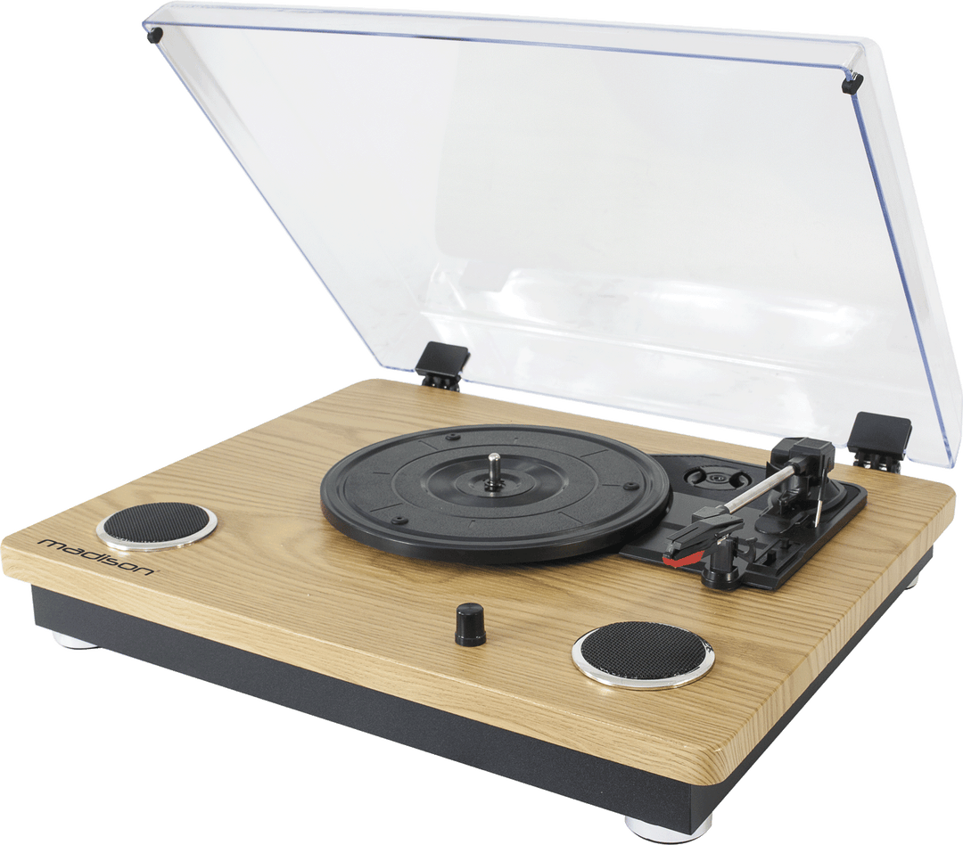 Madison Pladespiller m. USB & Bluetooth (Træ)