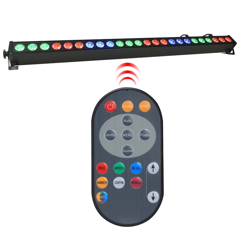 LIGHT4ME DECO BAR 24 RGB IR LED-bar + fjernbetjening