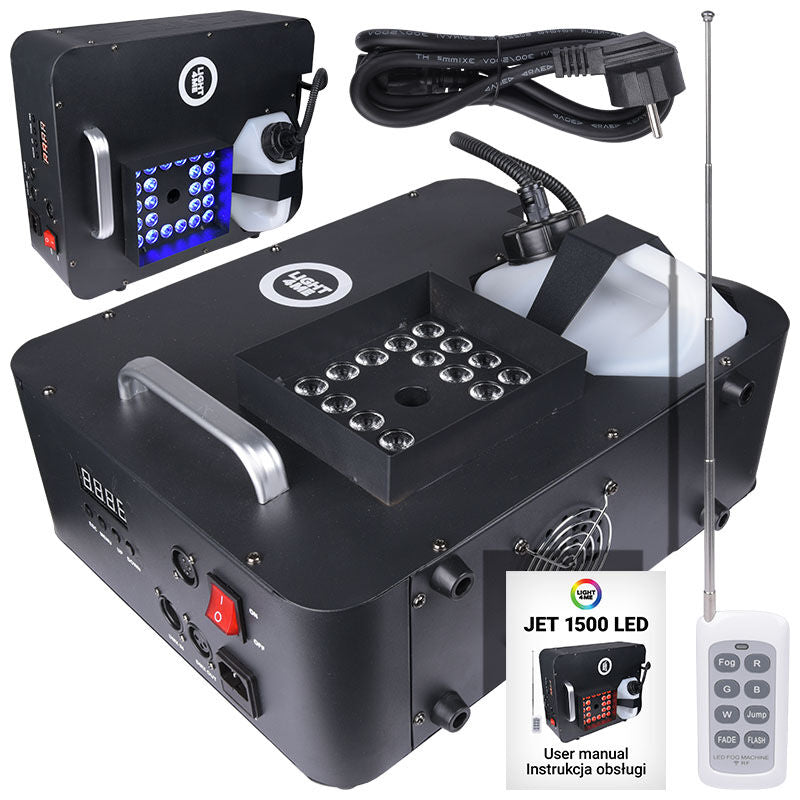 Light4Me JET-1500LED Vertikal Røgmaskine LED